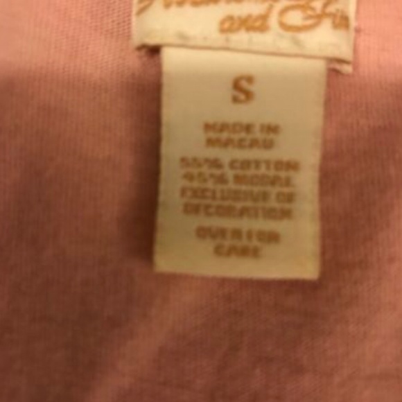 Abercrombie & Fitch A&F Vintage RARE Pink Sequin Straps Bling Tank Top Sz Small - Picture 5 of 5